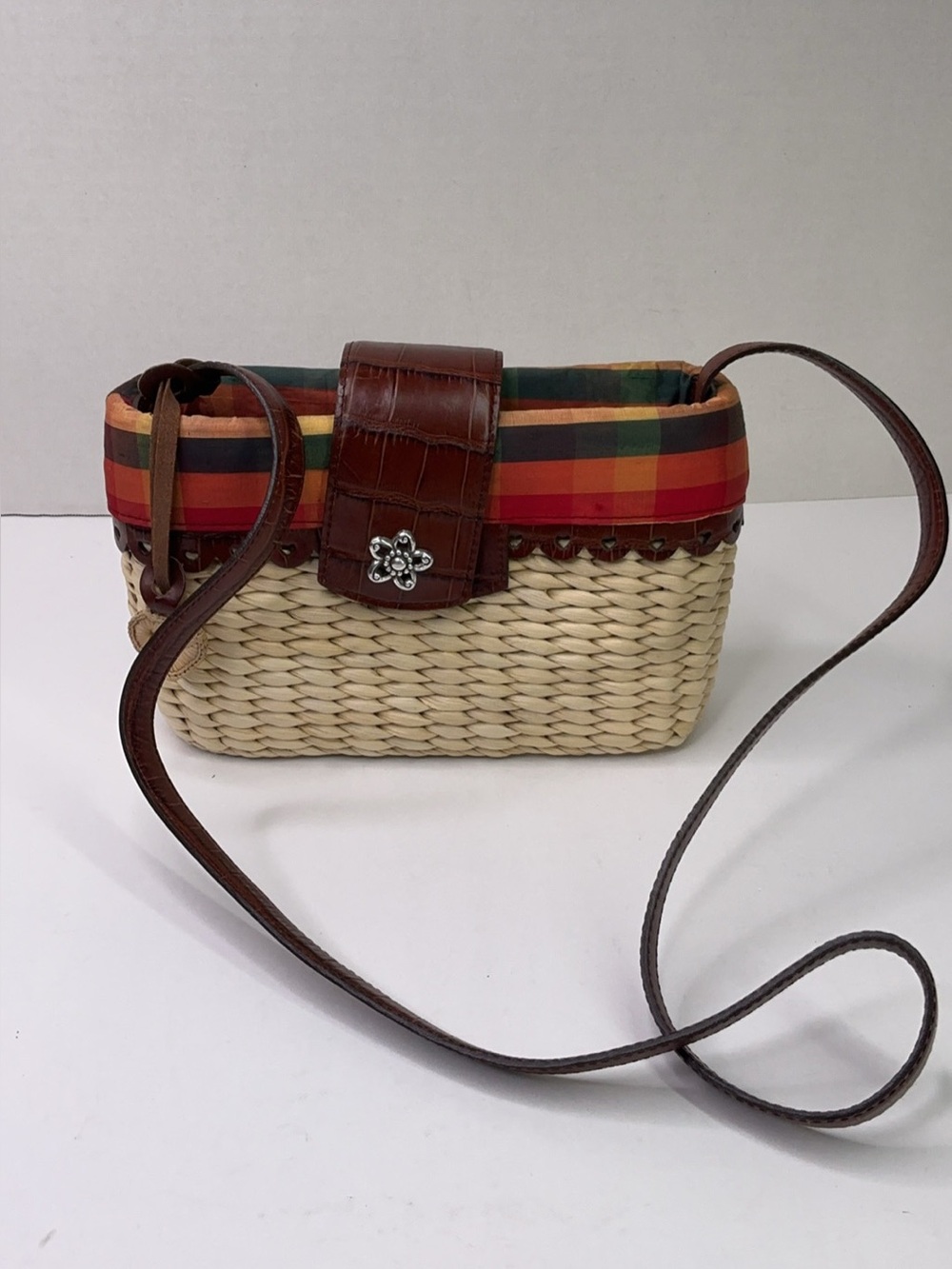 Brighton Marlo Straw Shoulder Bag.